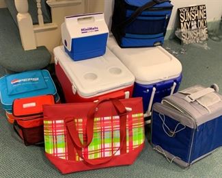 Lot of coolers - $50 - Largest is 24”L x 14”W