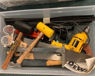 Lot including DeWalt Drill - $30