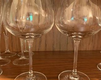 2 Large Wine Glasses $2 - 8 1/4"