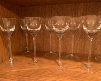 Lot of Tall Stemmed Glasses - 8 5/8" - $20