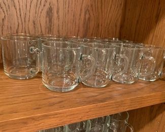 Lot #2 of Glass Mugs - 3 1/2" - $15