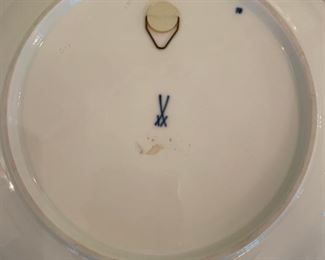 Alternate view - Meissen marks wall hanging plate - $50 - 10"