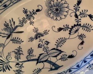Alternate view - Huge Meissen Blue Onion Platter - $75 - 24" x 16"