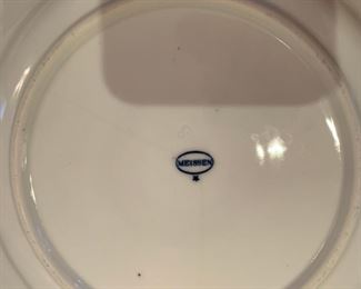 Alternate view - 7 Meissen Blue Onion Dinner Plates with various markings - $50 - 10"