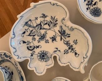 Alternate view - Large lot of Blue Onion Dishes - Various Makers (Not Meissen) - $200