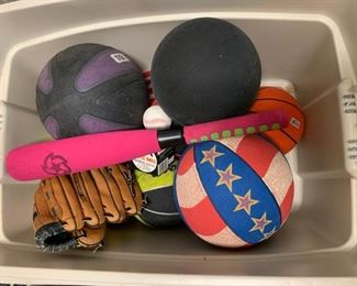 Lot of sporting goods - $5