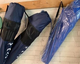 3 folding chairs - $10