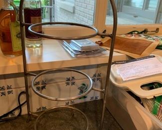 3 Tier plate holder - $5