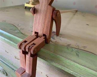 Wooden puppet - 10" Tall - Stick 18" - $5