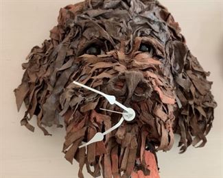 Dog Clock - needs Batteries - 15" x 13" - $20