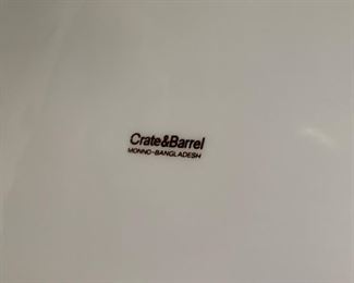 Alternate view - 12 Crate and Barrel Chargers - 12" - $50