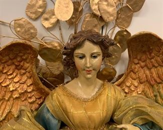 Alternate view - Large decorative angels - $75 for the pair - 26" tall