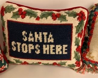 Alternate view - Holiday Pillows - 17", 9", 8" - All $20