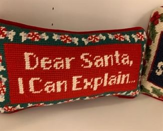 Alternate view - Holiday Pillows - 17", 9", 8" - All $20