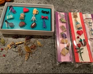Lot of Wine charms - $10