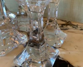 Alternate view - Lot of Orrefors candlesticks - $45