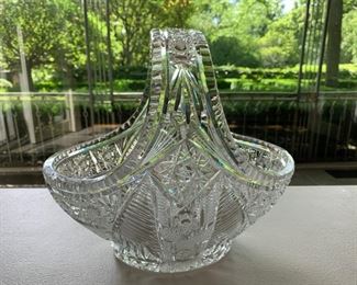 Large Crystal Basket - $45 - 12"L x 11"H x 8"W