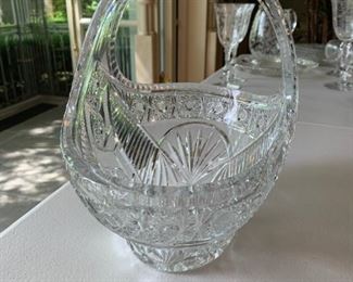 Alternate view - Large Crystal Basket - $45 - 12"L x 11"H x 8"W