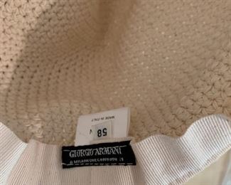 Alternate View - Armani Hat - $20 - Size Small
