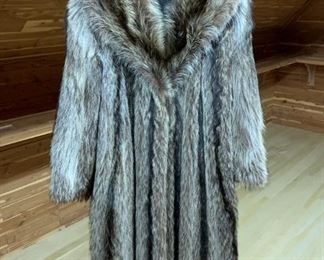Raccoon Coat - $400 - Size 7