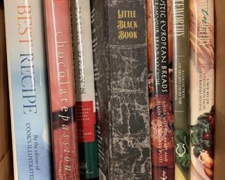 Box of Cookbooks - $25