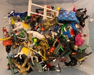 Small action figures - $10