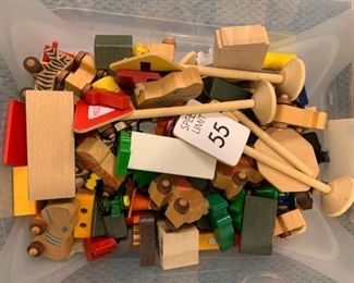 Wood Car set - $10