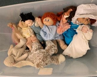 Lot of Dolls - Cabbage patch is 14" - $10