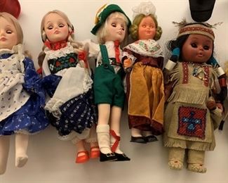 Lot of dolls $20 - Approx. 7" tall.
