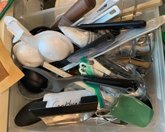 Huge lot of kitchen utensils - $20
