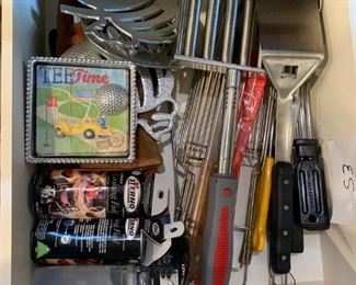 Large lot of grilling utensil - $20