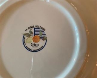 Alternate view - Gien Dessert Set - only 3 Cups - $10