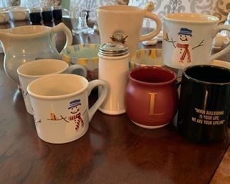 Collection of mugs - $10