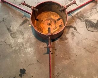 Extra large tree stand - $10 - 8"H x 35"W . Opening is 10 1/2"D.