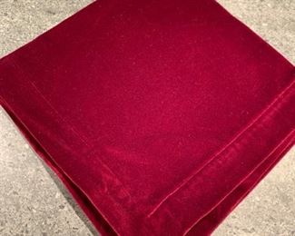 12 Red Velvet napkins - $25
