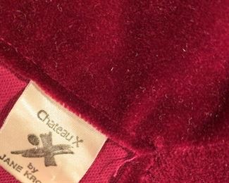 Alternate view - 12 Red Velvet napkins - $25