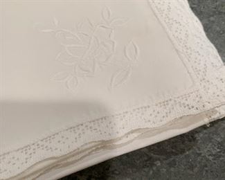Alternate view - Lot of white embroidered napkins - count to come - $25