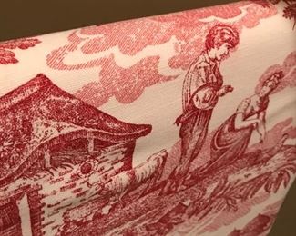 Alternate view - Williams Sonoma Large Toile Tablecloth with napkins - $85