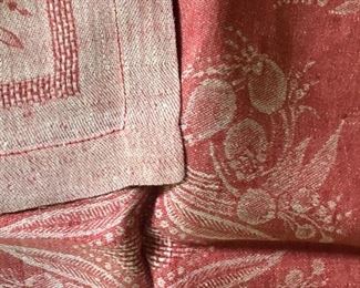 Alternate view - Williams Sonoma Large Toile Tablecloth with napkins - $85
