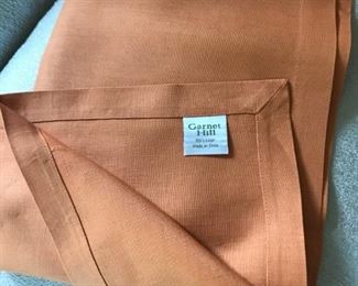 Alternate view - Harvest Orange Tablecloth and Napkins - $35