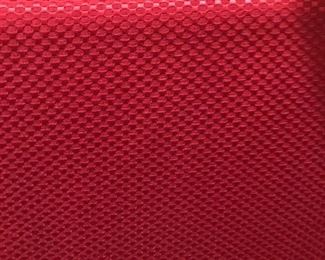 Alternate view - Textured red tablecloth with Napkins - $35
