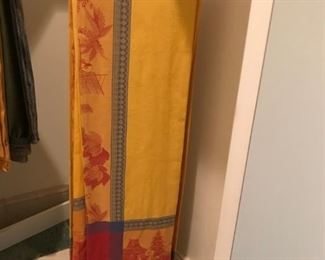 Large tablecloth and napkins - $75