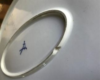 Alternate view - Meissen Blue Onion Platter - 18 1/2" x 13 1/2" - $75