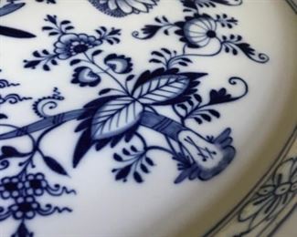 Alternate view - Meissen Blue Onion Platter - 18 1/2" x 13 1/2" - $75