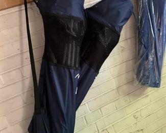 2 folding chairs - $10