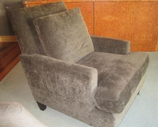 A pair of very comfy armchairs.