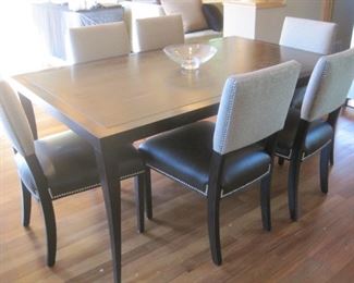 Table and Chairs by Hickory Chair of High Point North Carolina.