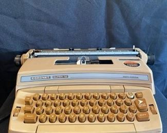 Electric Typewriter with Case