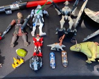 Star Wars and Transformers Toys