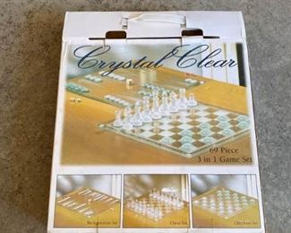 Glass Chess Set